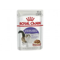  Royal Canin "Sterilised", для стерилизованных кошек, мелкие кусочки в соусе, 85 г...