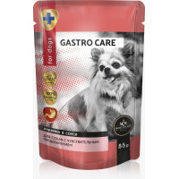 Секрет  пауч для собак "Gastro care"с чувствит.пищевар. кусочки с индейкой в соусе, 85 гр...