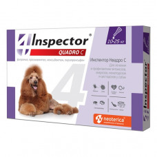  Инспектор Quadro Капли для собак 10-25кг 