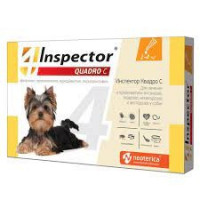 Инспектор Quadro для собак капли 1-4кг, 1шт ...