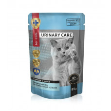 Секрет пауч для кошек "Urinary care" для профилактики мкб кусочки с ягненком в соусе, 85 гр