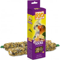 Лакомство для средних попугаев RIO "Sticks", с медом и орехами, 2 х 75 г...