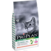 Корм сухой Pro Plan "Sterilised" для кастрированных котов и стерилизованных кошек, с лососем, 10 кг...