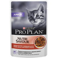 Консервы Pro Plan "Junior" для котят в возрасте от 6 недель до 1 года, с говядиной, 85 г...