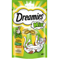 Лакомство Dreamies, для взрослых кошек, подушечки микс с курицей и мятой, 60 г...