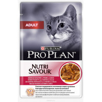 Консервы Pro Plan "Nutri Savour", для взрослых кошек, с уткой, 85 г