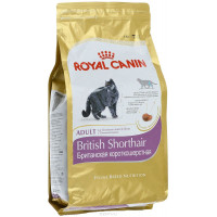 Корм сухой Royal Canin "British Shorthair Adult", для британских короткошерстных кошек старше 12 месяцев, 4 кг