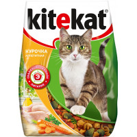 Корм сухой для кошек "Kitekat", курочка аппетитная, 350 г