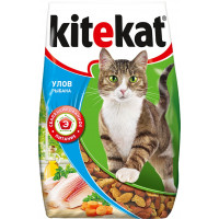 Корм сухой для кошек "Kitekat", улов рыбака, 1,9 кг