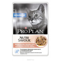 Консервы Pro Plan "Nutri Savour" для домашних кошек, с лососем, 85 г...