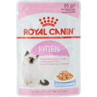 Консервы Royal Canin "Kitten Instinctive", для котят с 4 до 12 месяцев, мелкие кусочки в желе, 85 г...