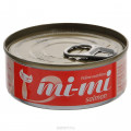 Консервы для кошек и котят "Mi-Mi", с лососем, 80 г...