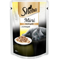 Консервы для кошек Sheba "Mini", с курицей, 50 г