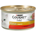 Консервы для кошек Gourmet "Gold", паштет с говядиной, 85 г...