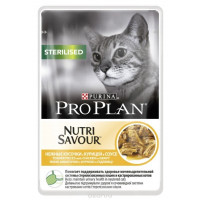 Консервы Pro Plan "Nutri Savour" для стерилизованных кошек, с курицей, 85 г...