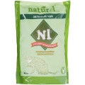 Наполнитель №1 Naturel "Зеленый чай", для кошачьего туалета, комкующийся, 4,5 л...