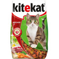 Корм сухой для кошек "Kitekat", мясной пир, 800 г...