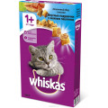 Корм сухой для кошек Whiskas "Вкусные подушечки", с нежным паштетом, с лососем, 350 г...