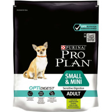 Корм сухой Pro Plan "Optidigest" для собак мелких и карликовых пород с чувствительным пищеварением, с ягненком и рисом, 700 гр