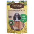 Лакомство для взрослых собак "Деревенские лакомства", куриные шашлычки нежные, 90 г...
