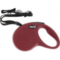Поводок-рулетка Flexi "Classic Basic S" для собак до 12 кг, цвет: красный, 5 м...