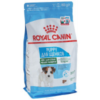 Корм сухой Royal Canin "Mini Junior", для щенков мелких пород в возрасте от 2 до 10 месяцев, 800 г