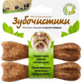 Лакомство "Зубочистики" для собак мелких пород, с говядиной, 2 шт...