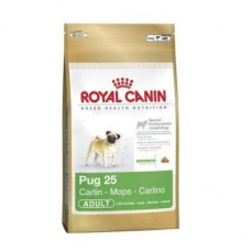 Корм для собак ROYAL CANIN (Роял Канин) Pug 25 для породы Мопс старше 10 месяцев сух. 500г, размер Для средних пород