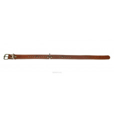Ошейник Аркон "Стандарт", цвет: коньячный, ширина 3,5 см, длина 81 см