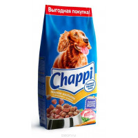 Корм сухой для собак Chappi "Сытный мясной обед", мясное изобилие с овощами и травами, 2,5 кг