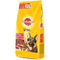 Корм сухой "Pedigree" для взрослых собак крупных пород, с говядиной, 13 кг...