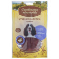 Лакомство для взрослых собак "Деревенские лакомства", утиная нарезка сушеная, 90 г...