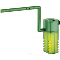 Фильтр для аквариума Barbus "WP-300F", внутренний, с аэратором и флейтой, 150 л/ч, 2 Вт, цвет зеленый