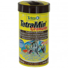 Корм сухой TetraMin "Granules" для всех видов аквариумных тропических рыб, в виде гранул, 250 мл