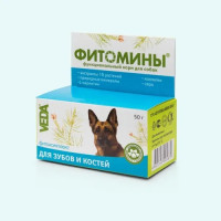 VEDA Фитомины для собак для зубов и костей 50г	...