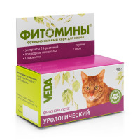  VEDA Фитомины для кошек с урологическим фитокомплексом 50г	...