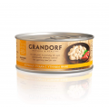 Grandorf консервы для кошек с куриной грудкой и утиным филе в собственном соку 70 г...