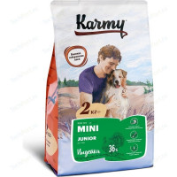Сухой корм Karmy Mini Junior Dog Индейка для щенков мелких пород в возрасте до 1 года 2кг...