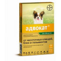 BAYER ADVOCATE GL для собак до 4кг 1 пипетка...