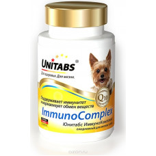 Витамины Unitabs "ImmunoComplex", для мелких собак, 100 таблеток
