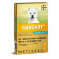 BAYER ADVOCATE 100 для собак от паразитов (4-10кг веса) 1мл/1 пипетка...