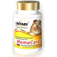 Витамины Unitabs "МамаCare", для беременных собак, 100 таблеток...