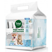 Подстилки для животных впитывающие для туалета, 40x50 см (24 штуки) Triol...