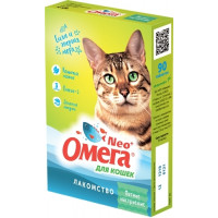 Лакомство Омега Neo+ Мятное настроение для кошек мультивитаминное с кошачьей мятой 72553/84048...