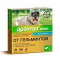 Антигельминтик для собак BAYER Дронтал Плюс со вкусом мяса (1 таб. на 10кг), 2 таблетки...
