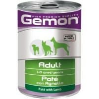 Консервы Gemon Dog Adult Pate with Lamb с ягненком паштет для собак 400г