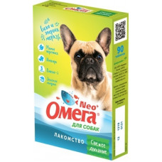 Фармакс мультивитаминное лакомство Омега Neo+ "Свежее дыхание " с мятой и имбирем для собак
