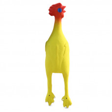 Игрушка для собак "Петушок", 23 см Triol, цвет желтый, красный