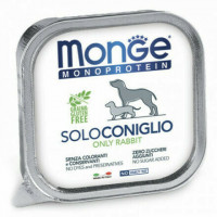 Monge Dog Monoprotein Solo влажный корм для взрослых собак с кроликом в ламистере 150 г...