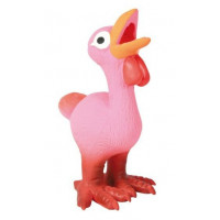 Игрушка для собак Trixie "Петух", 14 см, цвет розовый